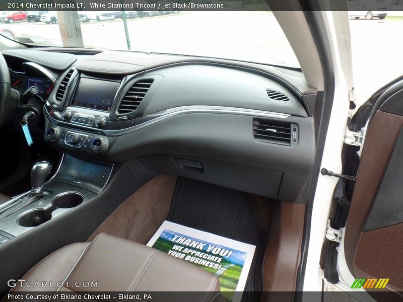 White Diamond Tricoat / Jet Black/Brownstone 2014 Chevrolet Impala LT