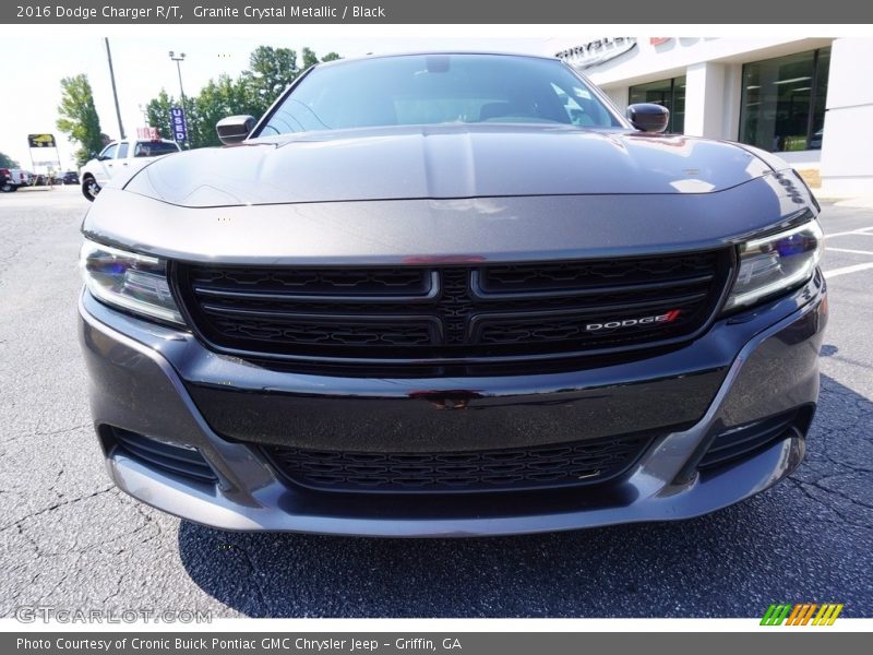 Granite Crystal Metallic / Black 2016 Dodge Charger R/T