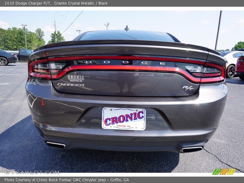 Granite Crystal Metallic / Black 2016 Dodge Charger R/T