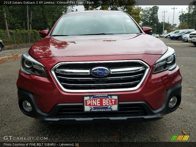 Crimson Red Pearl / Black 2018 Subaru Outback 3.6R Limited