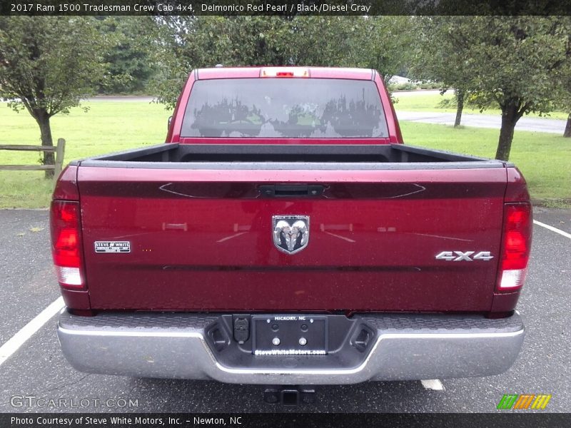 Delmonico Red Pearl / Black/Diesel Gray 2017 Ram 1500 Tradesman Crew Cab 4x4