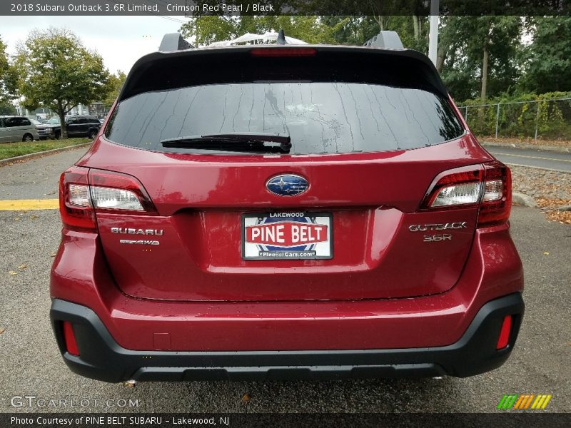 Crimson Red Pearl / Black 2018 Subaru Outback 3.6R Limited