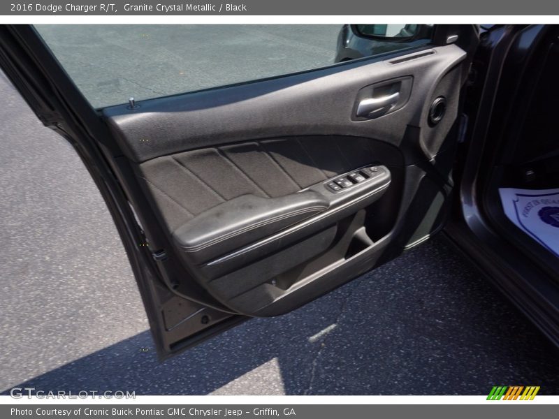 Granite Crystal Metallic / Black 2016 Dodge Charger R/T