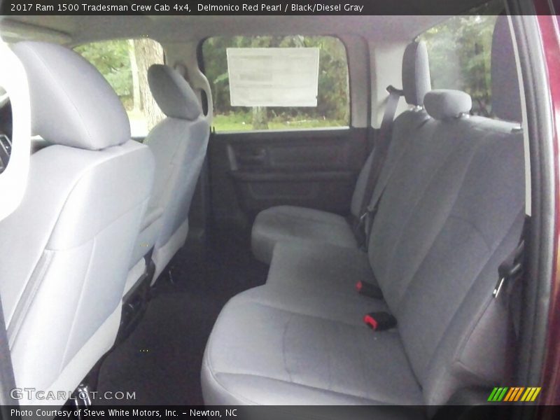 Delmonico Red Pearl / Black/Diesel Gray 2017 Ram 1500 Tradesman Crew Cab 4x4