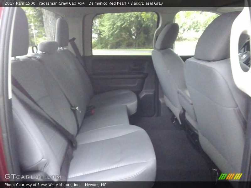 Delmonico Red Pearl / Black/Diesel Gray 2017 Ram 1500 Tradesman Crew Cab 4x4