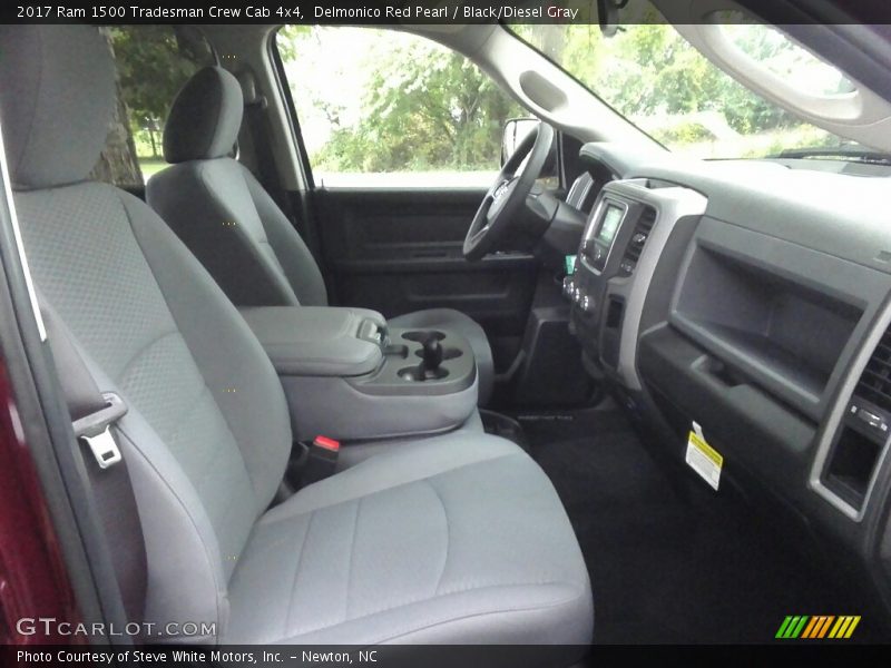 Delmonico Red Pearl / Black/Diesel Gray 2017 Ram 1500 Tradesman Crew Cab 4x4