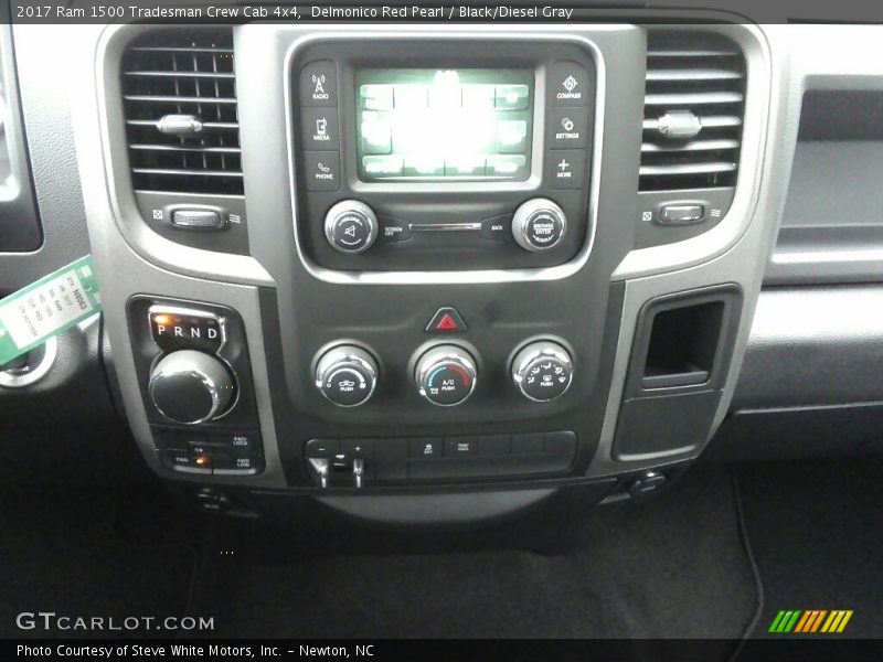 Delmonico Red Pearl / Black/Diesel Gray 2017 Ram 1500 Tradesman Crew Cab 4x4