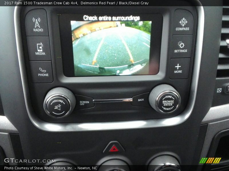 Delmonico Red Pearl / Black/Diesel Gray 2017 Ram 1500 Tradesman Crew Cab 4x4