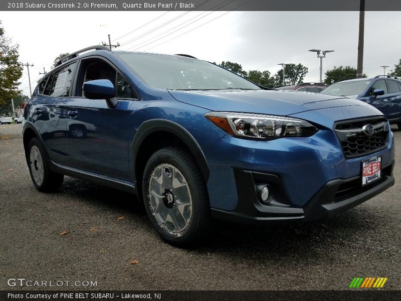 Quartz Blue Pearl / Black 2018 Subaru Crosstrek 2.0i Premium