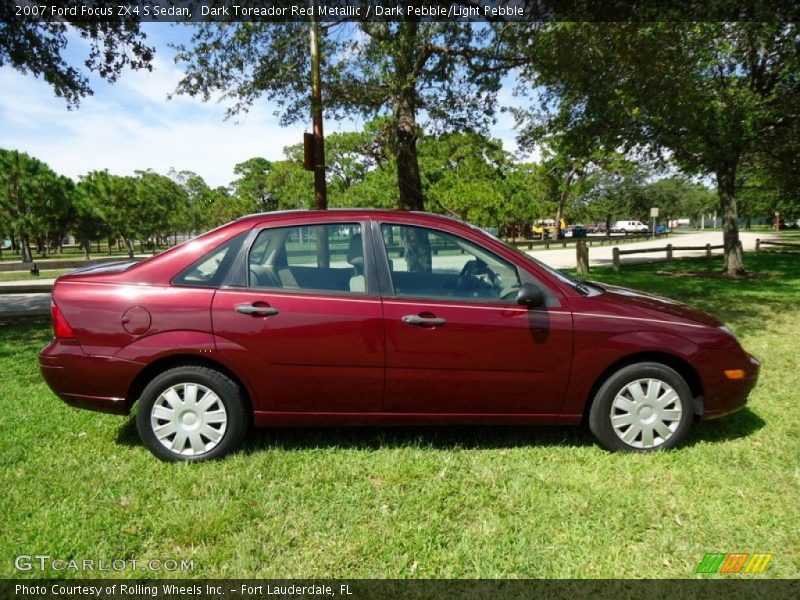 Dark Toreador Red Metallic / Dark Pebble/Light Pebble 2007 Ford Focus ZX4 S Sedan