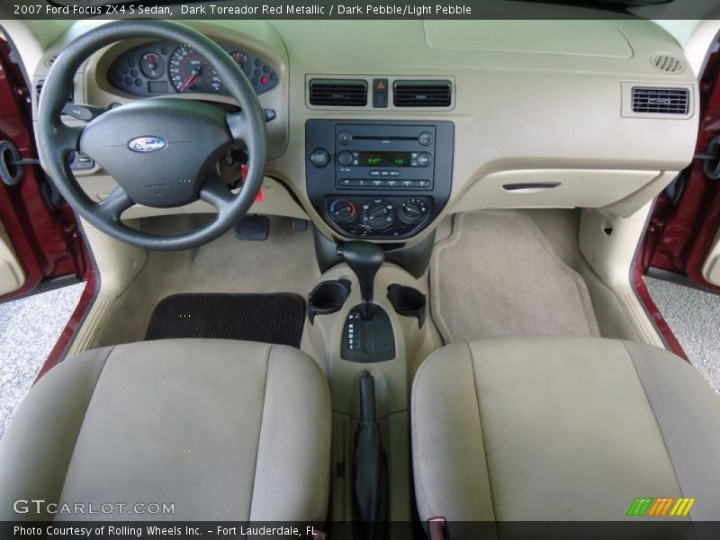 Dark Toreador Red Metallic / Dark Pebble/Light Pebble 2007 Ford Focus ZX4 S Sedan