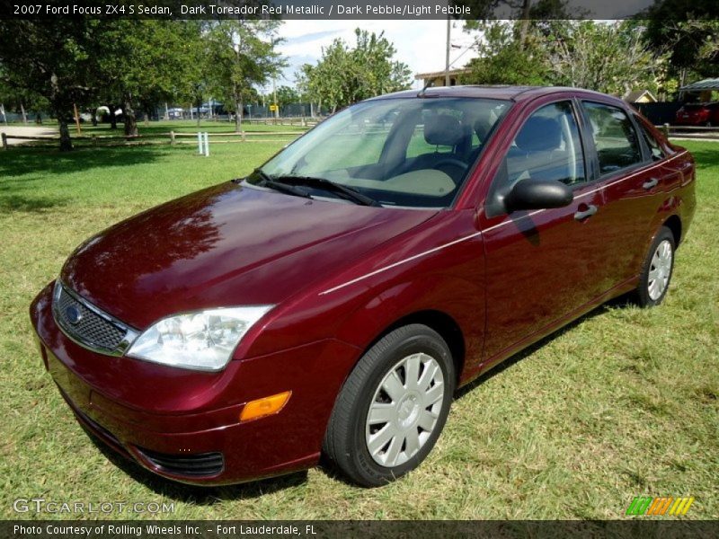 Dark Toreador Red Metallic / Dark Pebble/Light Pebble 2007 Ford Focus ZX4 S Sedan