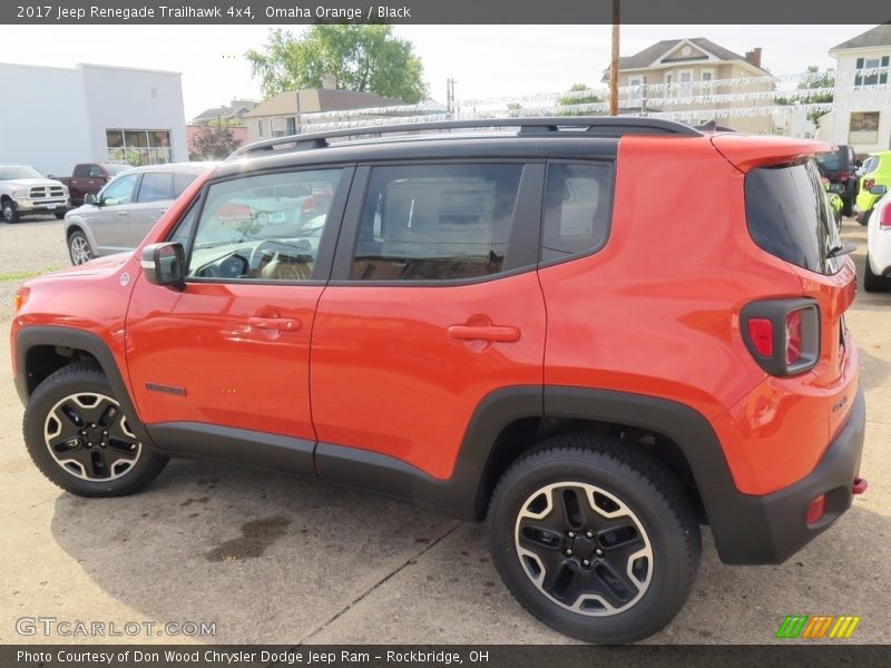 Omaha Orange / Black 2017 Jeep Renegade Trailhawk 4x4