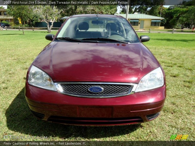 Dark Toreador Red Metallic / Dark Pebble/Light Pebble 2007 Ford Focus ZX4 S Sedan