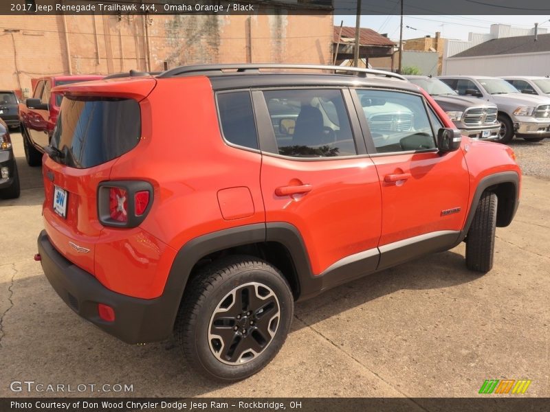 Omaha Orange / Black 2017 Jeep Renegade Trailhawk 4x4