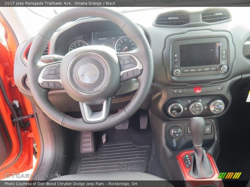 Omaha Orange / Black 2017 Jeep Renegade Trailhawk 4x4