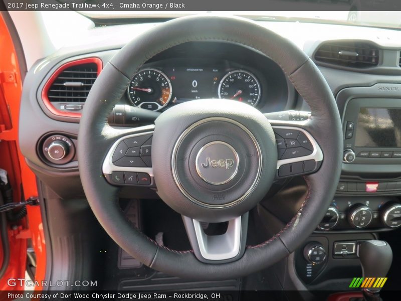 Omaha Orange / Black 2017 Jeep Renegade Trailhawk 4x4