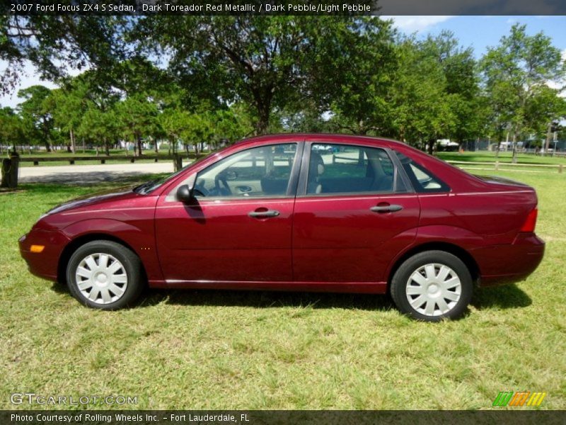 Dark Toreador Red Metallic / Dark Pebble/Light Pebble 2007 Ford Focus ZX4 S Sedan