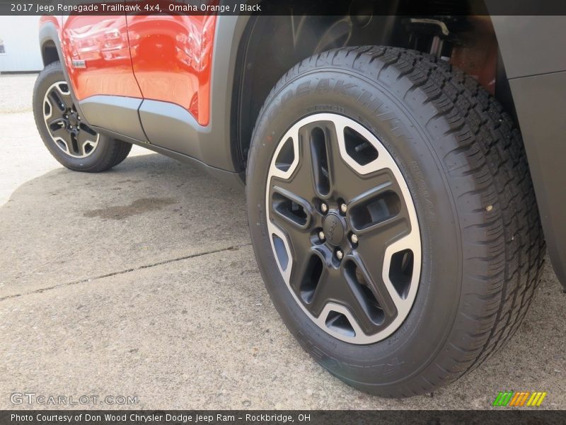 Omaha Orange / Black 2017 Jeep Renegade Trailhawk 4x4