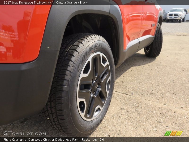Omaha Orange / Black 2017 Jeep Renegade Trailhawk 4x4