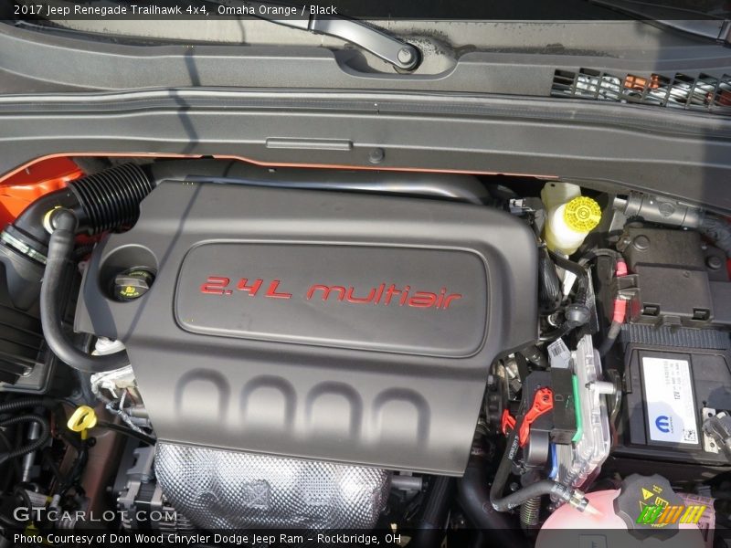 Omaha Orange / Black 2017 Jeep Renegade Trailhawk 4x4