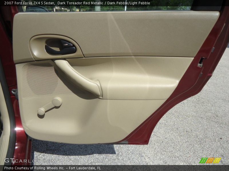 Dark Toreador Red Metallic / Dark Pebble/Light Pebble 2007 Ford Focus ZX4 S Sedan