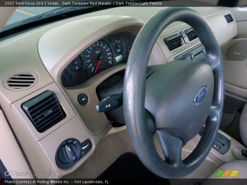 Dark Toreador Red Metallic / Dark Pebble/Light Pebble 2007 Ford Focus ZX4 S Sedan