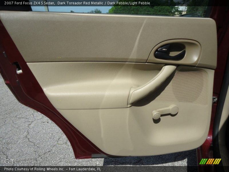 Dark Toreador Red Metallic / Dark Pebble/Light Pebble 2007 Ford Focus ZX4 S Sedan