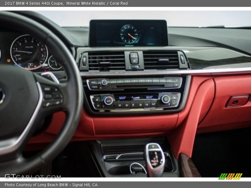 Mineral White Metallic / Coral Red 2017 BMW 4 Series 440i Coupe