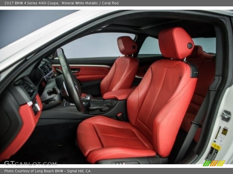 Coral Red Interior - 2017 4 Series 440i Coupe 