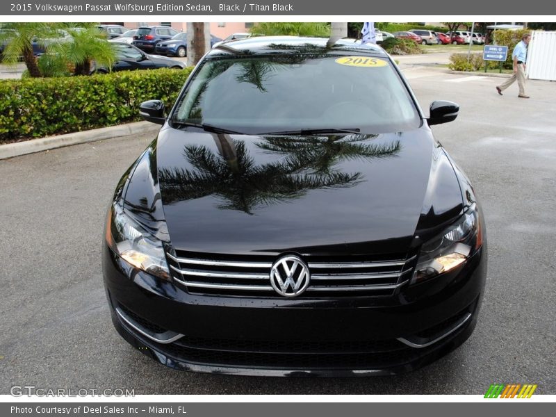 Black / Titan Black 2015 Volkswagen Passat Wolfsburg Edition Sedan