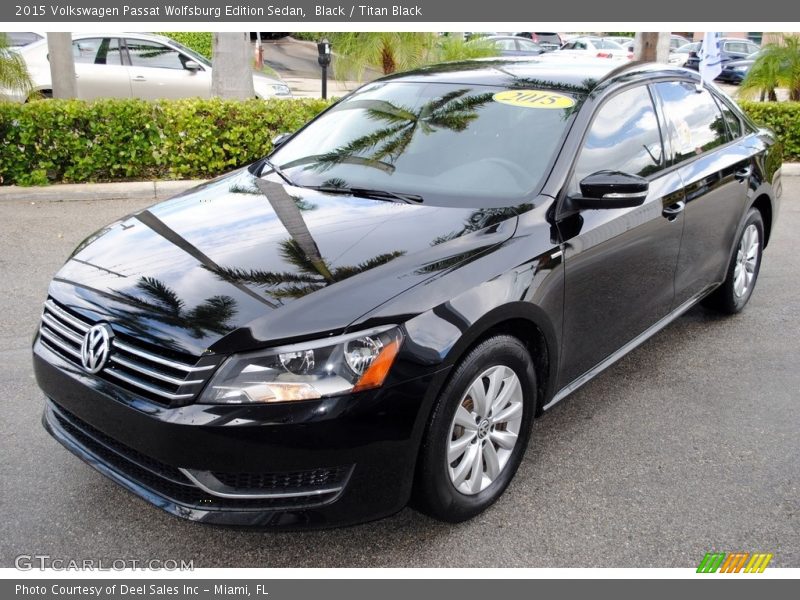 Black / Titan Black 2015 Volkswagen Passat Wolfsburg Edition Sedan