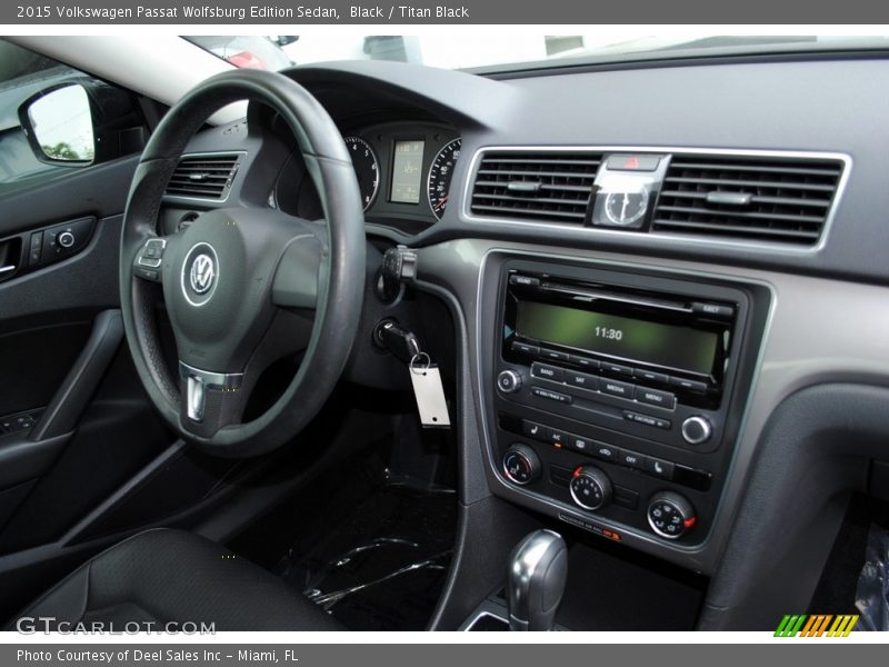 Black / Titan Black 2015 Volkswagen Passat Wolfsburg Edition Sedan