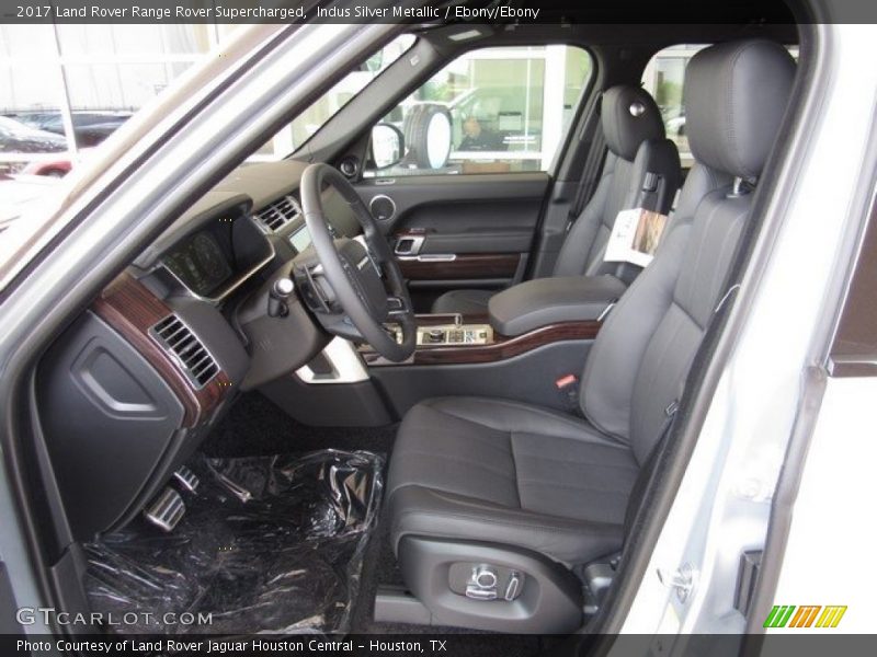 Indus Silver Metallic / Ebony/Ebony 2017 Land Rover Range Rover Supercharged