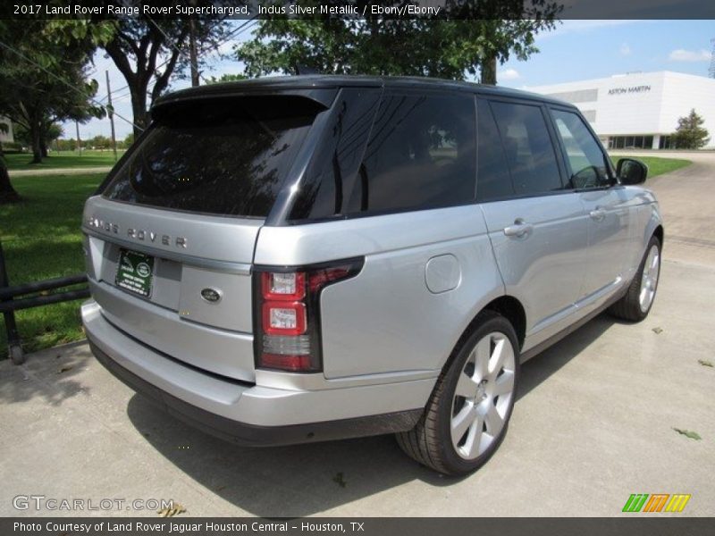 Indus Silver Metallic / Ebony/Ebony 2017 Land Rover Range Rover Supercharged