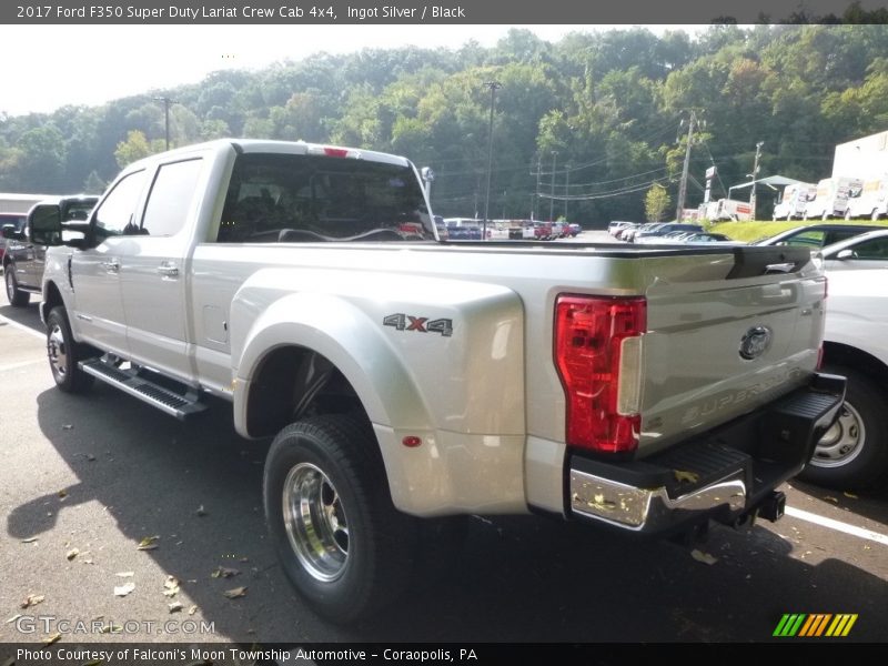 Ingot Silver / Black 2017 Ford F350 Super Duty Lariat Crew Cab 4x4