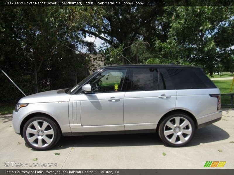 Indus Silver Metallic / Ebony/Ebony 2017 Land Rover Range Rover Supercharged