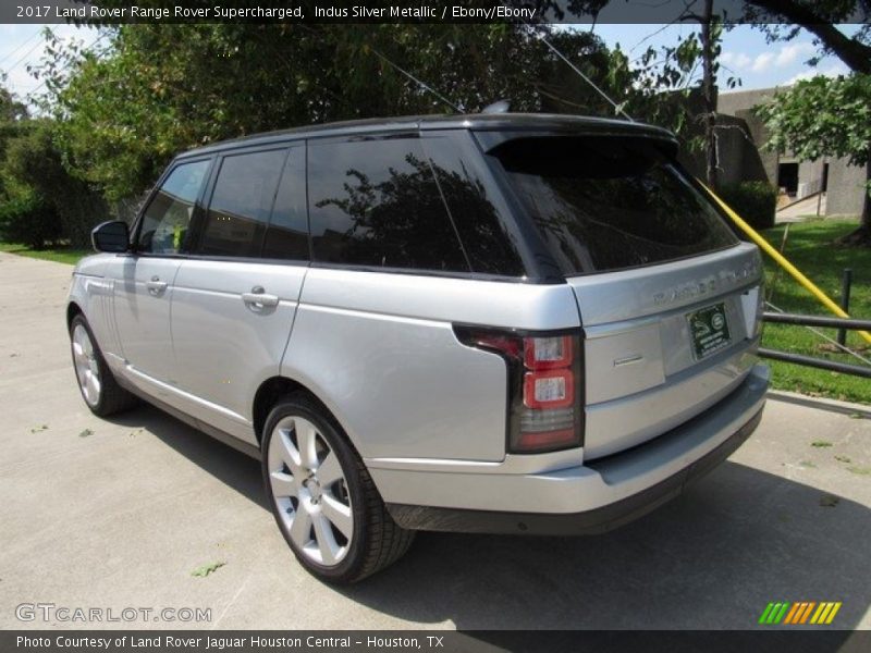Indus Silver Metallic / Ebony/Ebony 2017 Land Rover Range Rover Supercharged