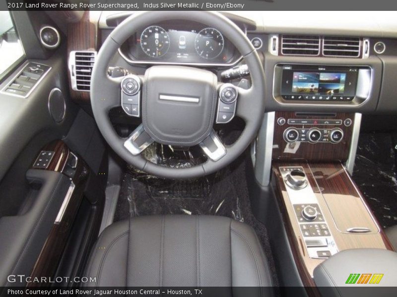 Indus Silver Metallic / Ebony/Ebony 2017 Land Rover Range Rover Supercharged