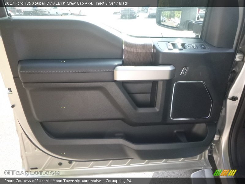 Ingot Silver / Black 2017 Ford F350 Super Duty Lariat Crew Cab 4x4