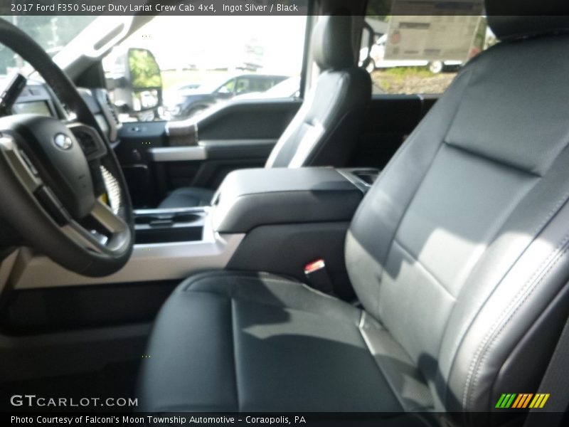 Ingot Silver / Black 2017 Ford F350 Super Duty Lariat Crew Cab 4x4