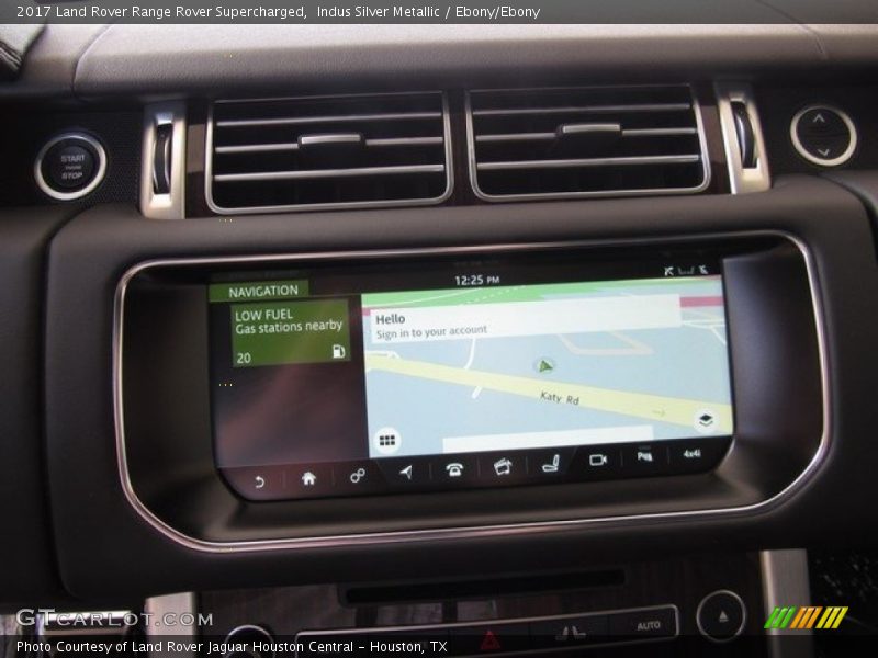 Indus Silver Metallic / Ebony/Ebony 2017 Land Rover Range Rover Supercharged