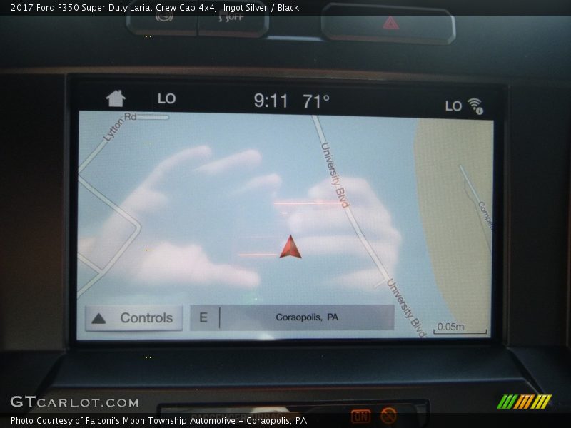 Ingot Silver / Black 2017 Ford F350 Super Duty Lariat Crew Cab 4x4