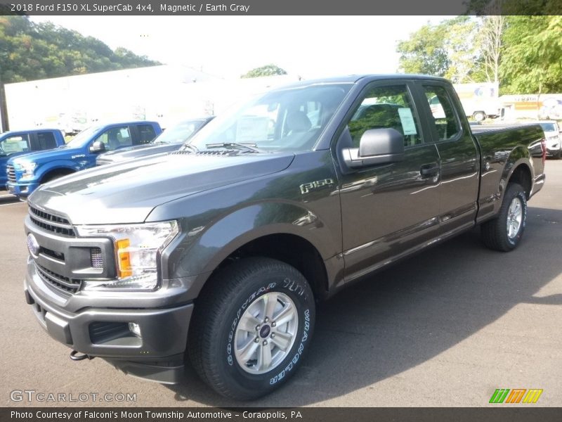 Magnetic / Earth Gray 2018 Ford F150 XL SuperCab 4x4