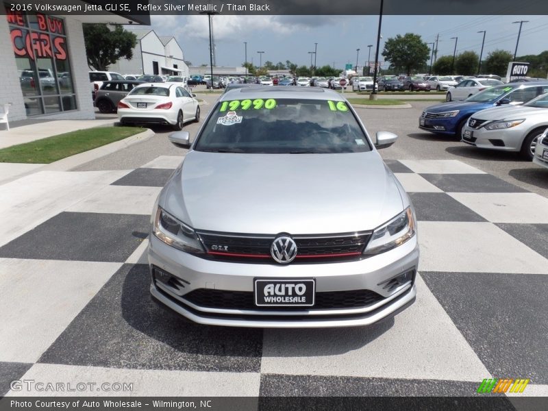 Reflex Silver Metallic / Titan Black 2016 Volkswagen Jetta GLI SE
