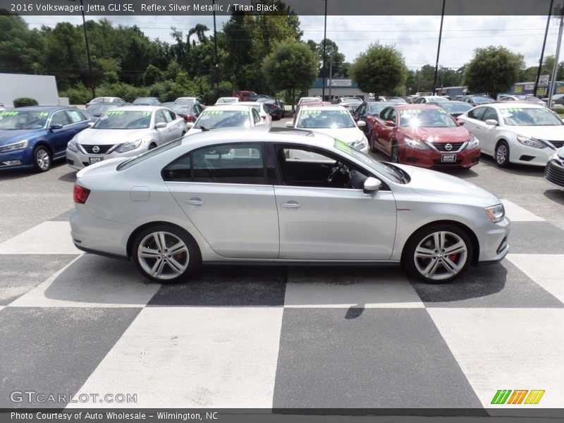 Reflex Silver Metallic / Titan Black 2016 Volkswagen Jetta GLI SE