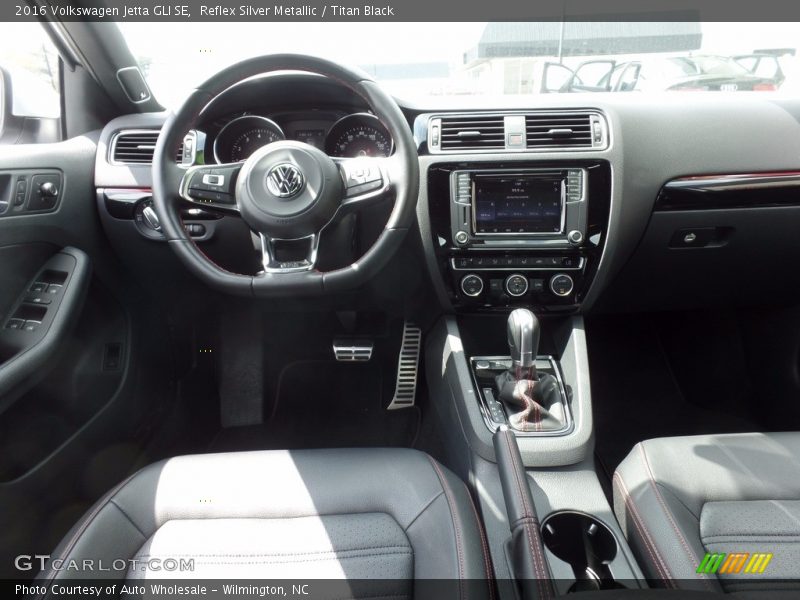 Reflex Silver Metallic / Titan Black 2016 Volkswagen Jetta GLI SE