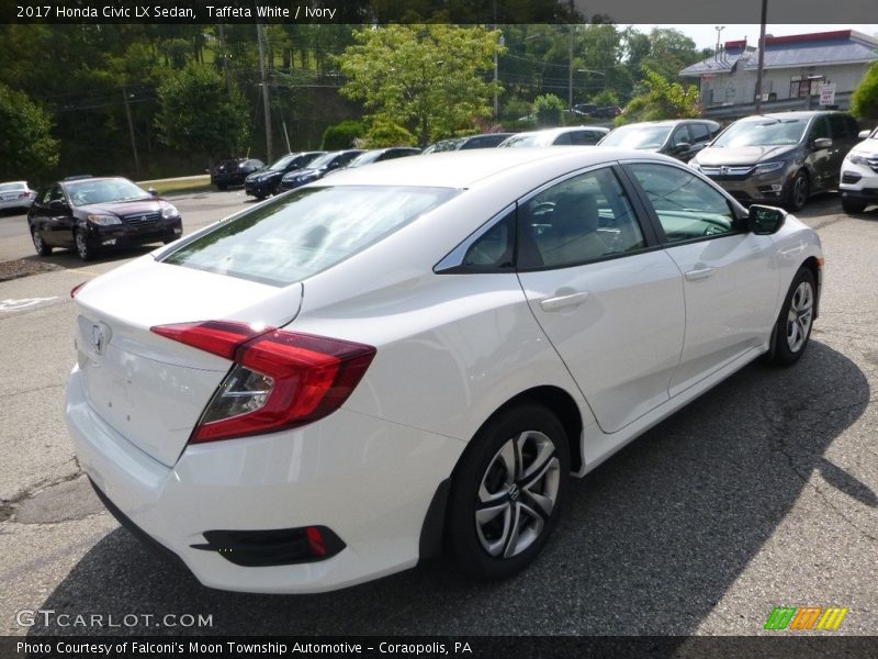Taffeta White / Ivory 2017 Honda Civic LX Sedan