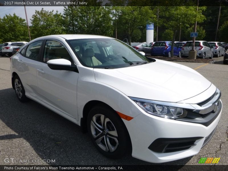 Taffeta White / Ivory 2017 Honda Civic LX Sedan