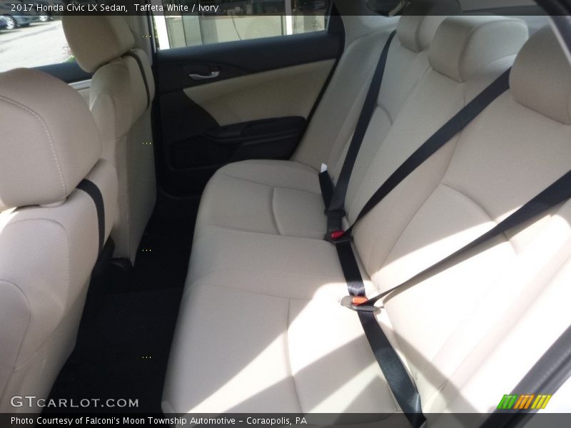 Taffeta White / Ivory 2017 Honda Civic LX Sedan